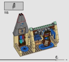LEGO 76463 instructions page 85 – build guide