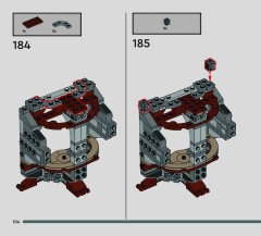 LEGO 76464 instructions page 104 – build guide