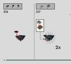 LEGO 76464 instructions page 118 – build guide