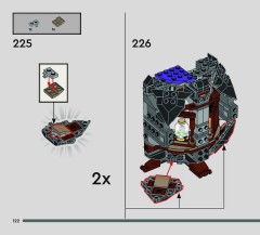 LEGO 76464 instructions page 122 – build guide