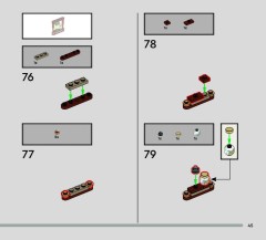 LEGO 76464 instructions page 45 – build guide
