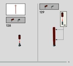 LEGO 76464 instructions page 75 – build guide