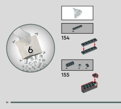 LEGO 76464 instructions page 90 – build guide
