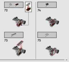 LEGO 76467 instructions page 43 – build guide