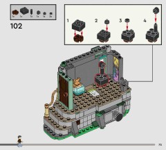 LEGO 76467 instructions page 73 – build guide