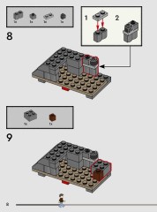 LEGO 76467 instructions page 8 – build guide