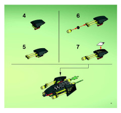 LEGO 7647 instructions page 11 – build guide