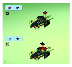 LEGO 7647 instructions page 12 – build guide