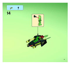 LEGO 7647 instructions page 13 – build guide