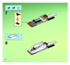 LEGO 7647 instructions page 18 – build guide