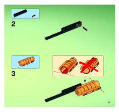 LEGO 7647 instructions page 23 – build guide