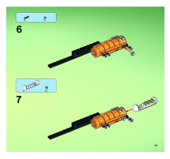 LEGO 7647 instructions page 25 – build guide