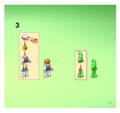 LEGO 7647 instructions page 3 – build guide