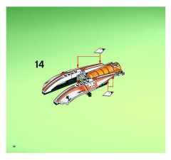 LEGO 7647 instructions page 32 – build guide