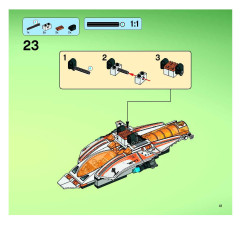 LEGO 7647 instructions page 41 – build guide