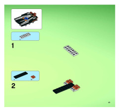 LEGO 7647 instructions page 43 – build guide