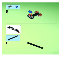LEGO 7647 instructions page 45 – build guide