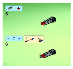 LEGO 7647 instructions page 6 – build guide