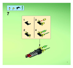 LEGO 7647 instructions page 7 – build guide