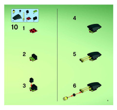 LEGO 7647 instructions page 9 – build guide