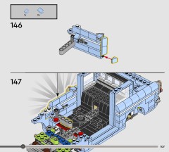 LEGO 76470 instructions page 107 – build guide