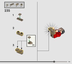 LEGO 76470 instructions page 173 – build guide