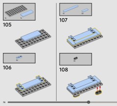 LEGO 76470 instructions page 78 – build guide