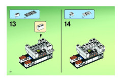 LEGO 7648 instructions page 10 – build guide