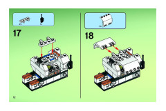 LEGO 7648 instructions page 12 – build guide