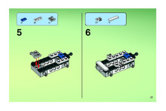 LEGO 7648 instructions page 21 – build guide