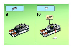 LEGO 7648 instructions page 8 – build guide