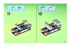 LEGO 7648 instructions page 9 – build guide