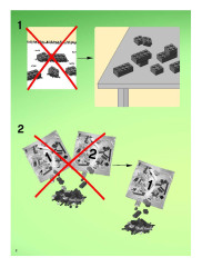 LEGO 7649 instructions page 2 – build guide