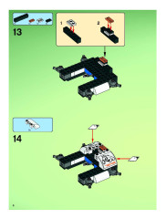 LEGO 7649 instructions page 8 – build guide
