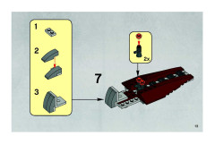 LEGO 7654 instructions page 13 – build guide