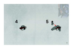 LEGO 7654 instructions page 5 – build guide