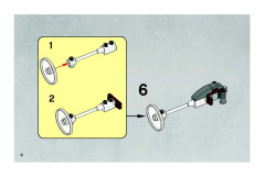 LEGO 7654 instructions page 6 – build guide