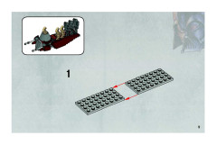 LEGO 7654 instructions page 9 – build guide