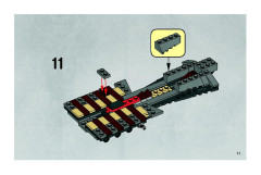 LEGO 7656 instructions page 11 – build guide