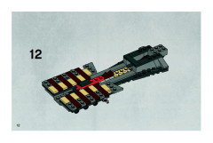 LEGO 7656 instructions page 12 – build guide