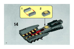 LEGO 7656 instructions page 14 – build guide