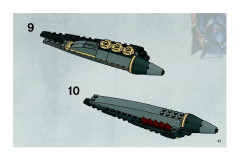 LEGO 7656 instructions page 41 – build guide