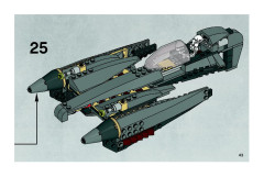 LEGO 7656 instructions page 43 – build guide