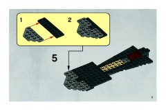 LEGO 7656 instructions page 5 – build guide