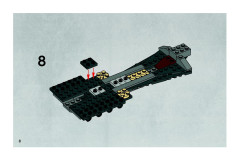 LEGO 7656 instructions page 8 – build guide