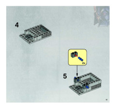 LEGO 7657 instructions page 13 – build guide