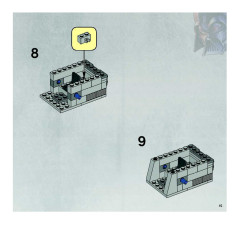 LEGO 7657 instructions page 15 – build guide