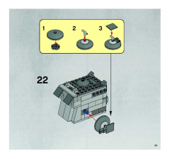 LEGO 7657 instructions page 23 – build guide