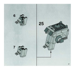 LEGO 7657 instructions page 27 – build guide