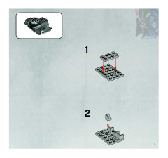 LEGO 7657 instructions page 3 – build guide